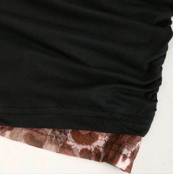 Women Oblique Shoulder Splicing Fabric Long Sleeve Tight Casual T-Shirt - Picture 2 of 4